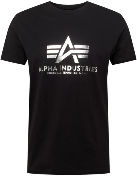 Alpha Industries Basic T-Shirt (100501) black/silver