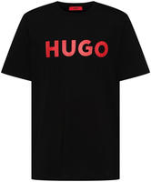 Hugo T-Shirt Dulivio 50467556 Schwarz Regular Fit Male