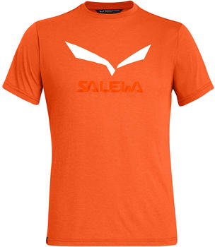 Salewa Solidlogo Dri-Release T-Shirt red orange melange