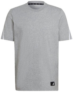 Adidas Sportswear Future Icons 3-Stripes T-Shirt medium grey heather/white