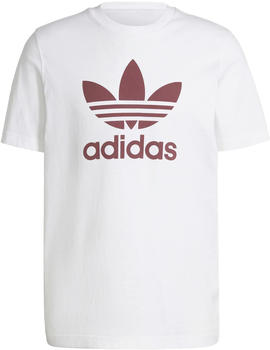 Adidas Adicolor Classics Trefoil T-Shirt white/quiet crimson