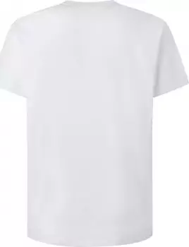 Pepe Jeans Eggo Basic T-Shirt (PM508208) white – Pepe Jeans Eggo Basic T-Shirt (PM508208) white, reines Baumwoll-Basic für den Alltag
