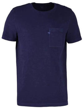 Camel Active Basic T-Shirt mit Brusttasche aus Organic Cotton (409643-9T03) night blue