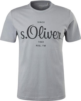 S.Oliver Labelshirt aus Jersey (2057432) schiefergrau