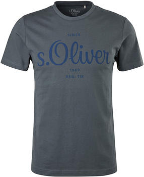 S.Oliver Labelshirt aus Jersey (2057432) dunkelgrau