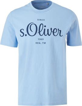 S.Oliver Labelshirt aus Jersey (2057432) himmelblau