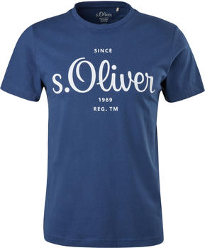 S.Oliver Labelshirt aus Jersey (2057432) ozeanblau