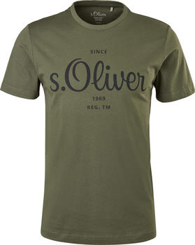S.Oliver Labelshirt aus Jersey (2057432) olivgrün