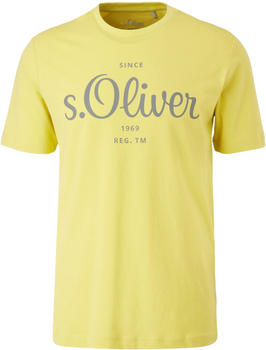 S.Oliver Labelshirt aus Jersey (2057432) hellgelb