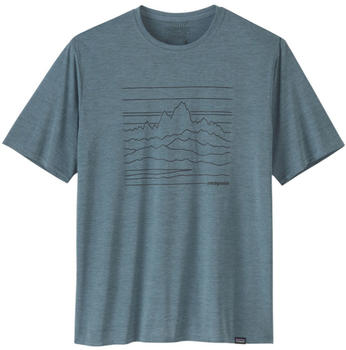 Patagonia Capilene Cool Daily Graphic Shirt (45235) Up High Endurance: Light Plume Grey X-Dye