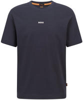 Boss Orange 50473278/00, Boss Orange T-Shirt mit Label-Print Marine men