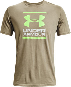 Under Armour UA GL Foundation T-Shirt khaki gray/quirky lime