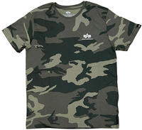 Alpha Industries Rundhalsshirt "BASIC T SMALL LOGO" Baumwolle, regular fit