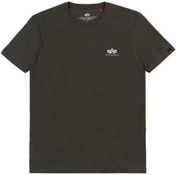 Alpha Industries Basic T Small Logo (188505) charcoal/heather white