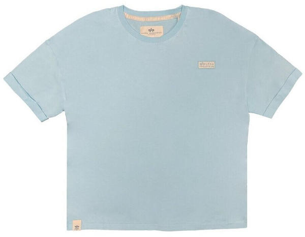 Alpha Industries Organics OS Roll-Up Shirt (118532) sky blue