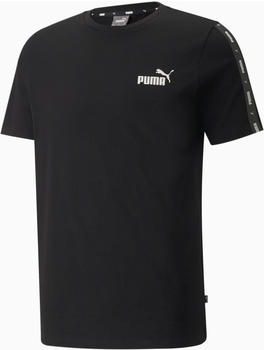 Puma Essentials+ T-Shirt with Logo-Tape (847382) black