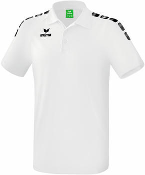 Erima Poloshirt Essential 5-C Poloshirt (2111904) white/black