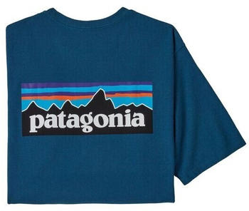 Patagonia P-6 Logo Responsibili-Tee (38504) wavy blue