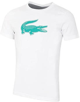 Lacoste Sport 3D Print Crocodile Breathable Jersey T-shirt (TH2042) white/dark green