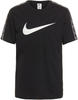 Nike Sportswear DX2032-010, Nike Sportswear Herren T-Shirt REPEAT M schwarz