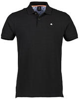 LERROS Poloshirt Sommershirt mit dezenter Stickerei auf der Brust