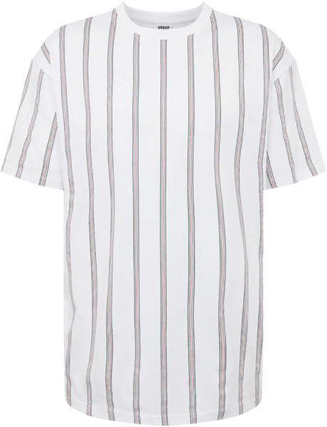 Urban Classics T-Shirt Heavy Oversized Stripe white (TB2883WHTNAV)