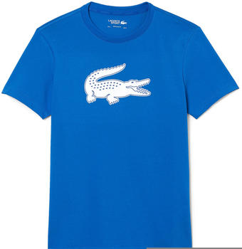 Lacoste Sport 3D Print Crocodile Breathable Jersey T-shirt (TH2042-LUX) blue/white