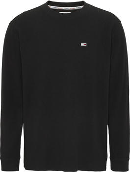 Tommy Hilfiger Waffle Knit Long Sleeve T-Shirt (DM0DM15041) black