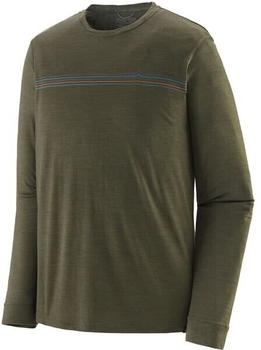 Patagonia Long-sleeved Capilene Cool Merino Graphic Shirt (44585) Fitz Roy Fader basin green