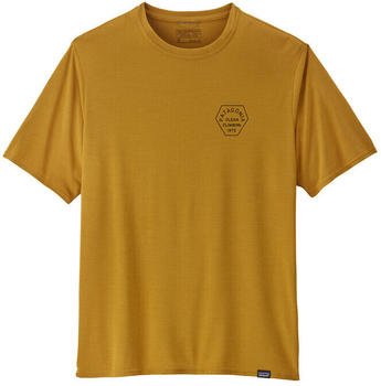 Patagonia Capilene Cool Daily Graphic Shirt (45235) Clean Climb Type: cabin gold x-dye