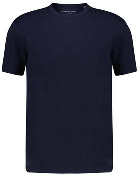 Marc O'Polo Rundhals-T-Shirt regular aus hochwertiger Baumwolle (B21201651556) total eclipse