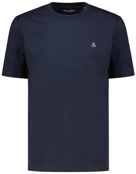 Marc O'Polo Basic-T-Shirt regular aus reiner Bio-Baumwolle (B21201251054) dark navy