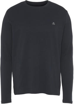 Marc O'Polo Basic-Longsleeve shaped aus reiner Bio-Baumwolle (B21201252210) dark navy