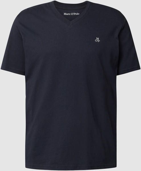 Marc O'Polo Basic V-Neck-T-Shirt regular (B21201251616) dark navy