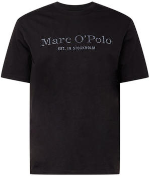 Marc O'Polo Logo-T-Shirt regular aus Organic Cotton (B21201251052) black