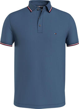 Tommy Hilfiger 1985 Collection Tipped Slim Fit Polo (MW0MW30750) blue coast
