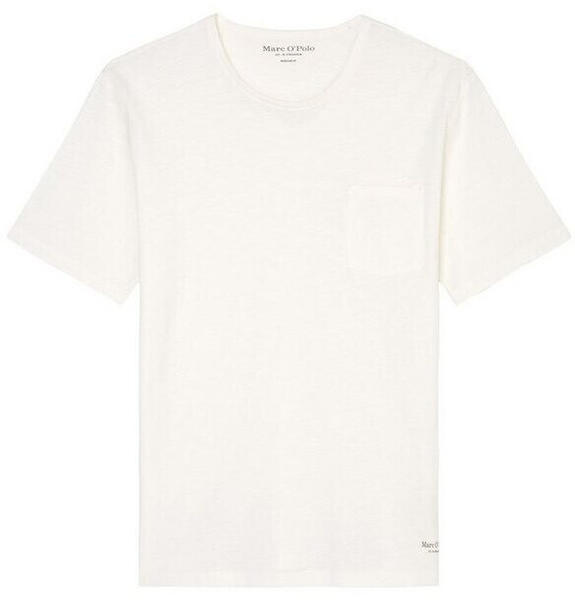 Marc O'Polo Slub-Jersey-T-Shirt regular white cotton aus Organic Cotton (M23217651238)