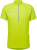 Mammut Aenergy FL Half Zip T-Shirt Herren neon Gr. M grün