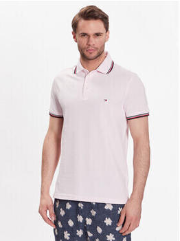 Tommy Hilfiger 1985 Collection Tipped Slim Fit Polo (MW0MW30750) light pink