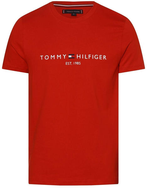 Tommy Hilfiger Logo Slim Fit Jersey T-Shirt (MW0MW11797) empire flame