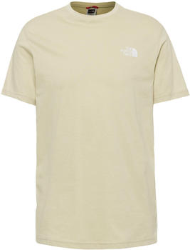 The North Face Simple Dome T-Shirt Men (NF0A2TX5) gravel-tnf white