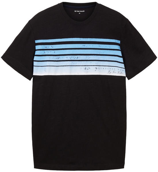 Tom Tailor T-Shirt mit Print (1036422) schwarz