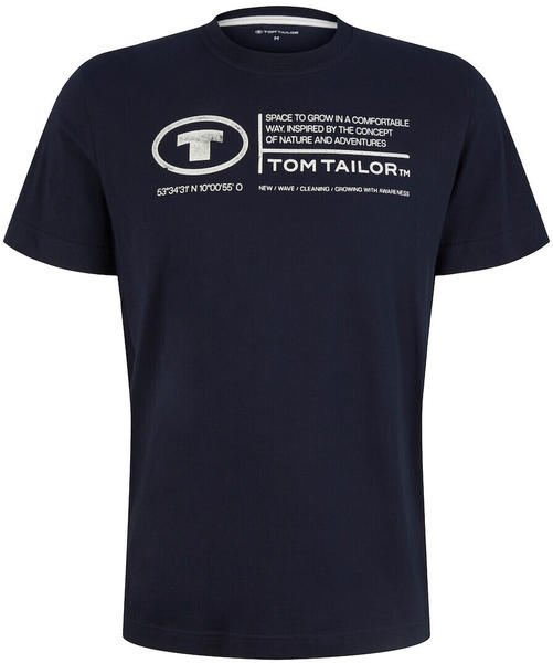 Tom Tailor T-Shirt mit Print (1035611) blau
