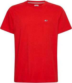 Tommy Hilfiger Tommy Jeans Classic Jersey Short Sleeve Crew Neck T-Shirt (DM0DM09598-XNL) rot