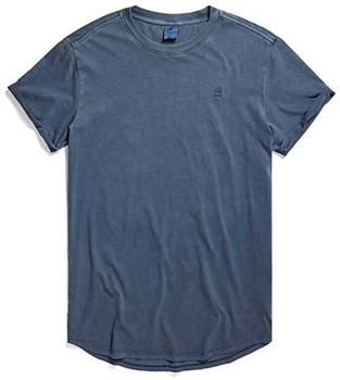 G-Star Lash Ribbed Short Sleeve T-Shirt (D16396-2653) blue D418