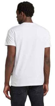 G-Star Stencil Short Sleeve Crew Neck T-Shirt (D22205-336) white