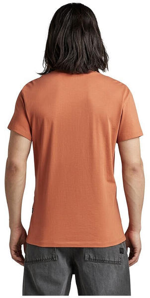 G-Star Originals Stamp Short Sleeve Round Neck T-Shirt (D22378-336) orange