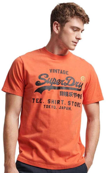 Superdry Vintage logo store classic T-Shirt (M1011697A) orange