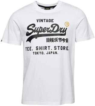 Superdry Vintage logo store classic T-Shirt (M1011697A) white