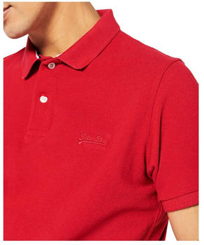 Superdry Classic pique polo (M1110247A) red marl